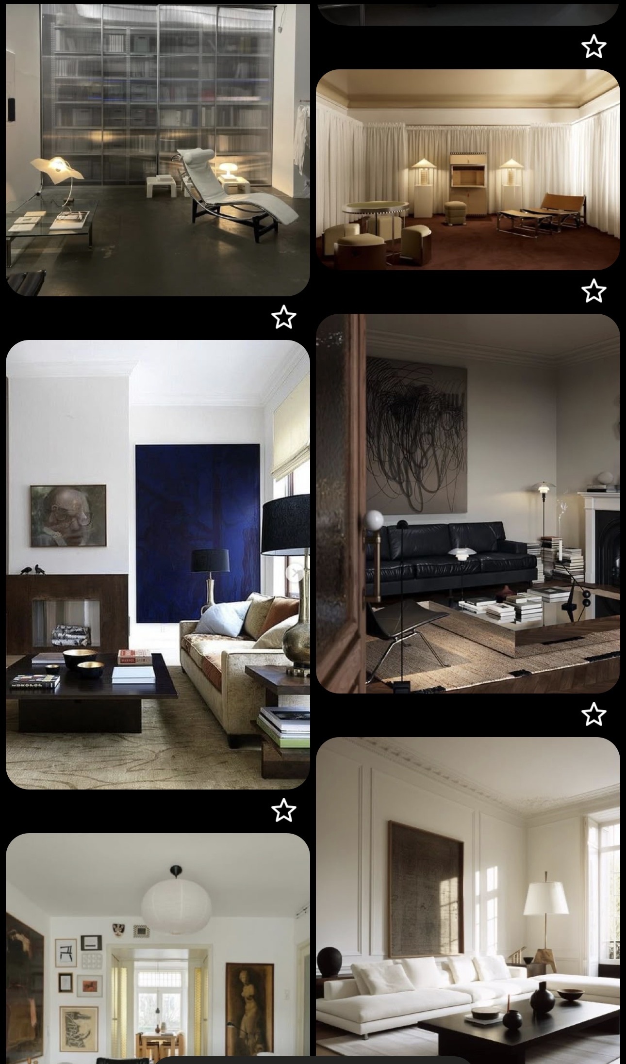 Screenshot of one of my Pinterest boards I love